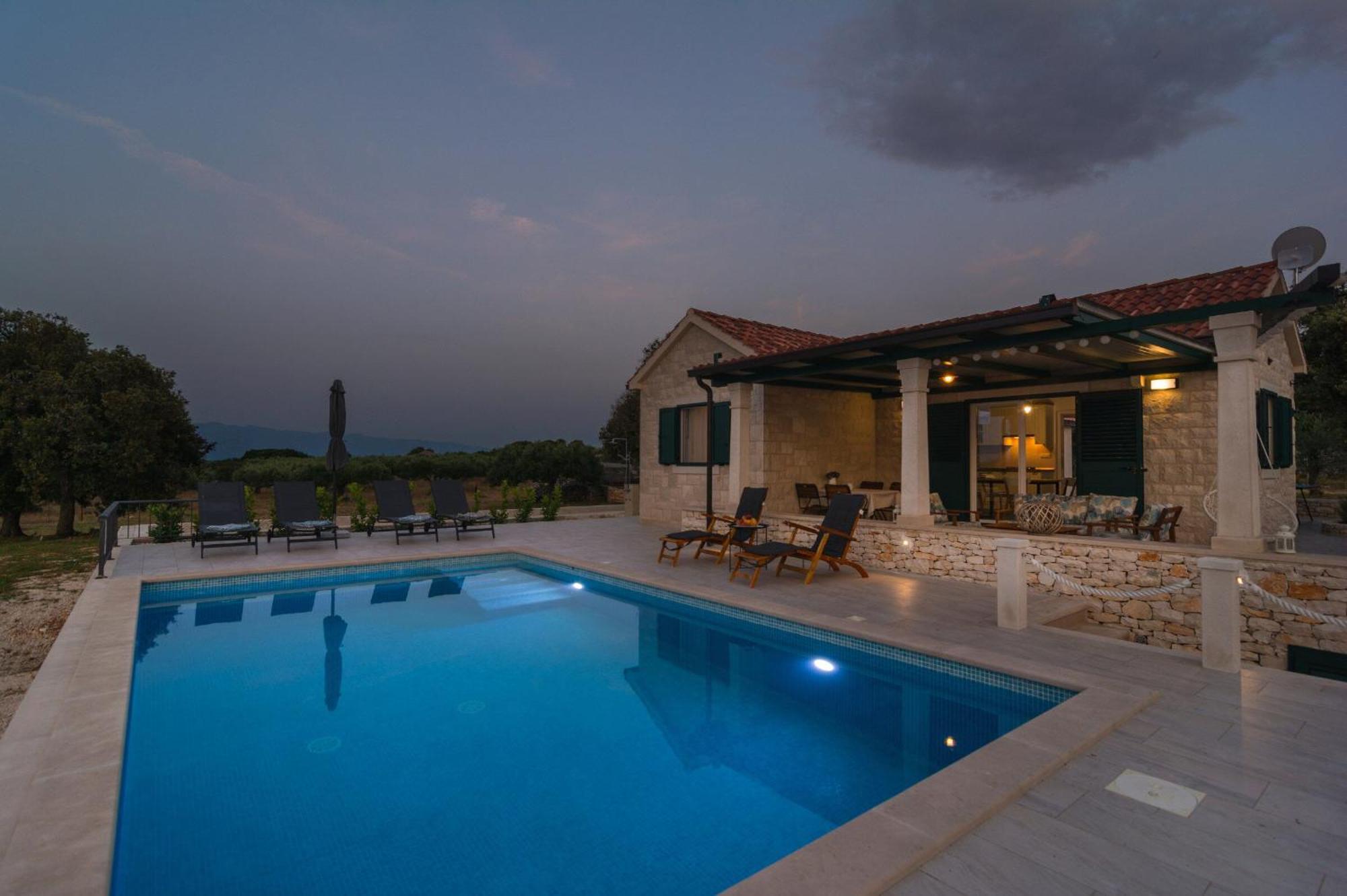 House Blato Villa Postira Exterior foto