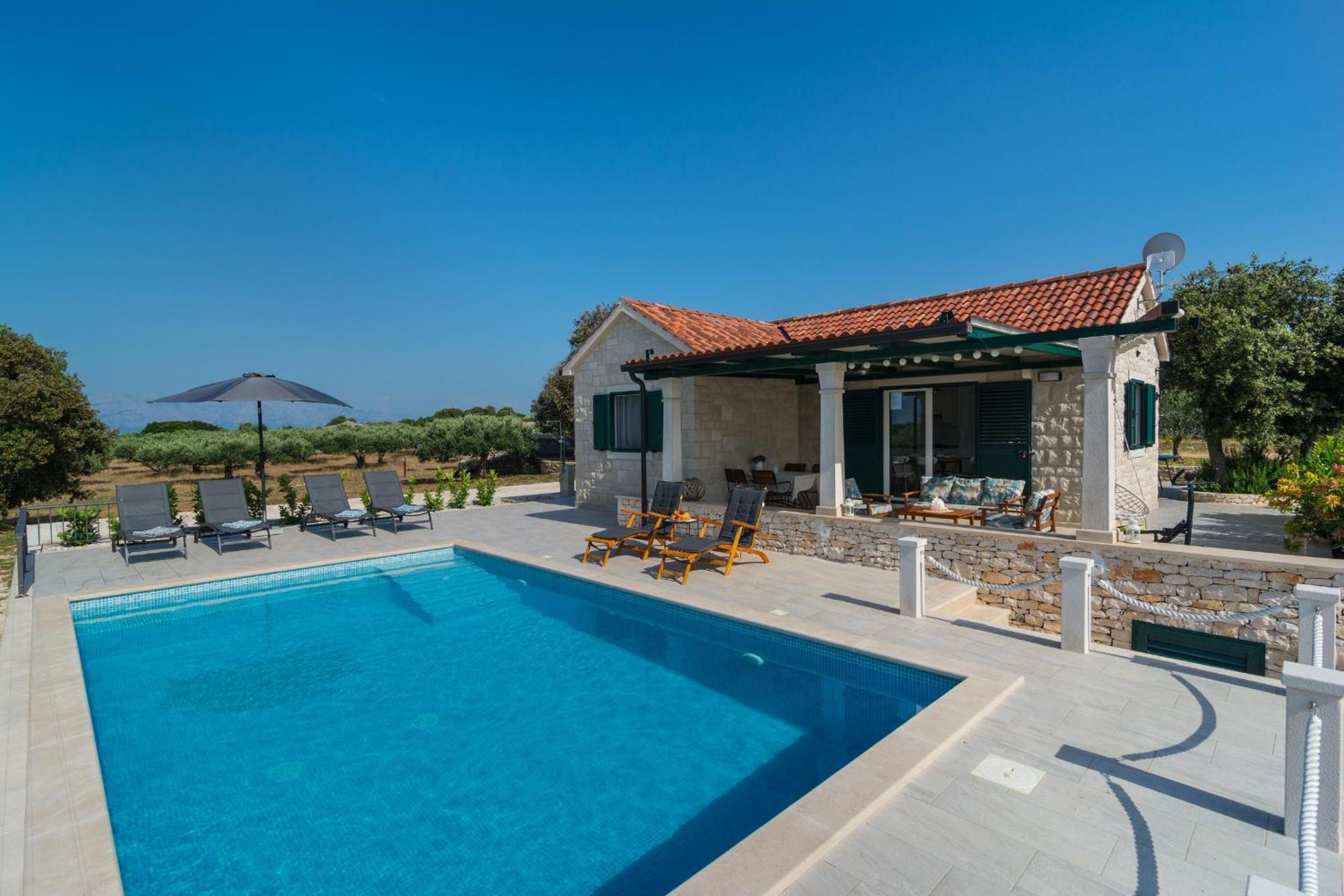 House Blato Villa Postira Exterior foto